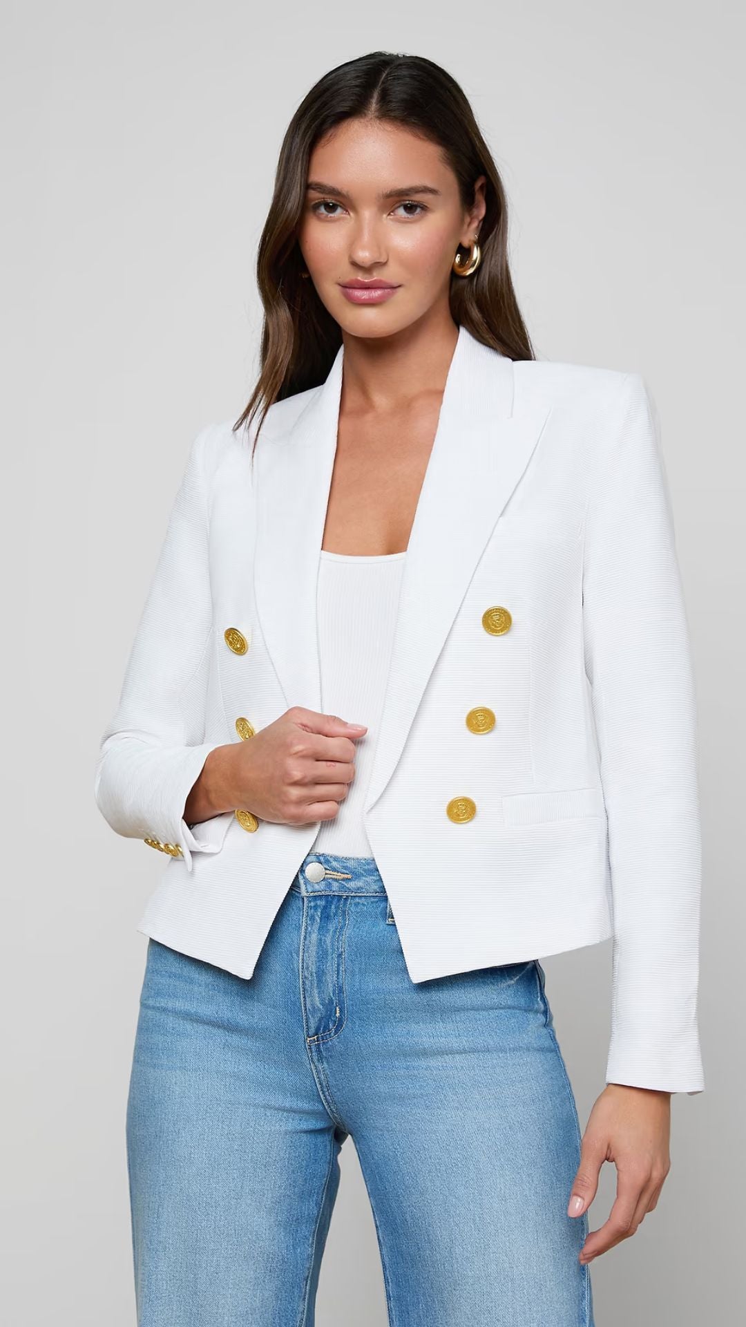 Brooke Blazer White - L'Agence
