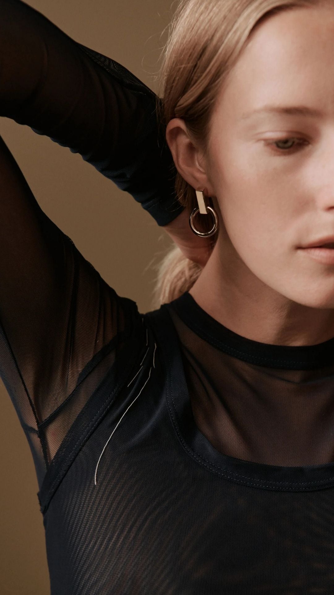 Sami Bar and Loop Earrings