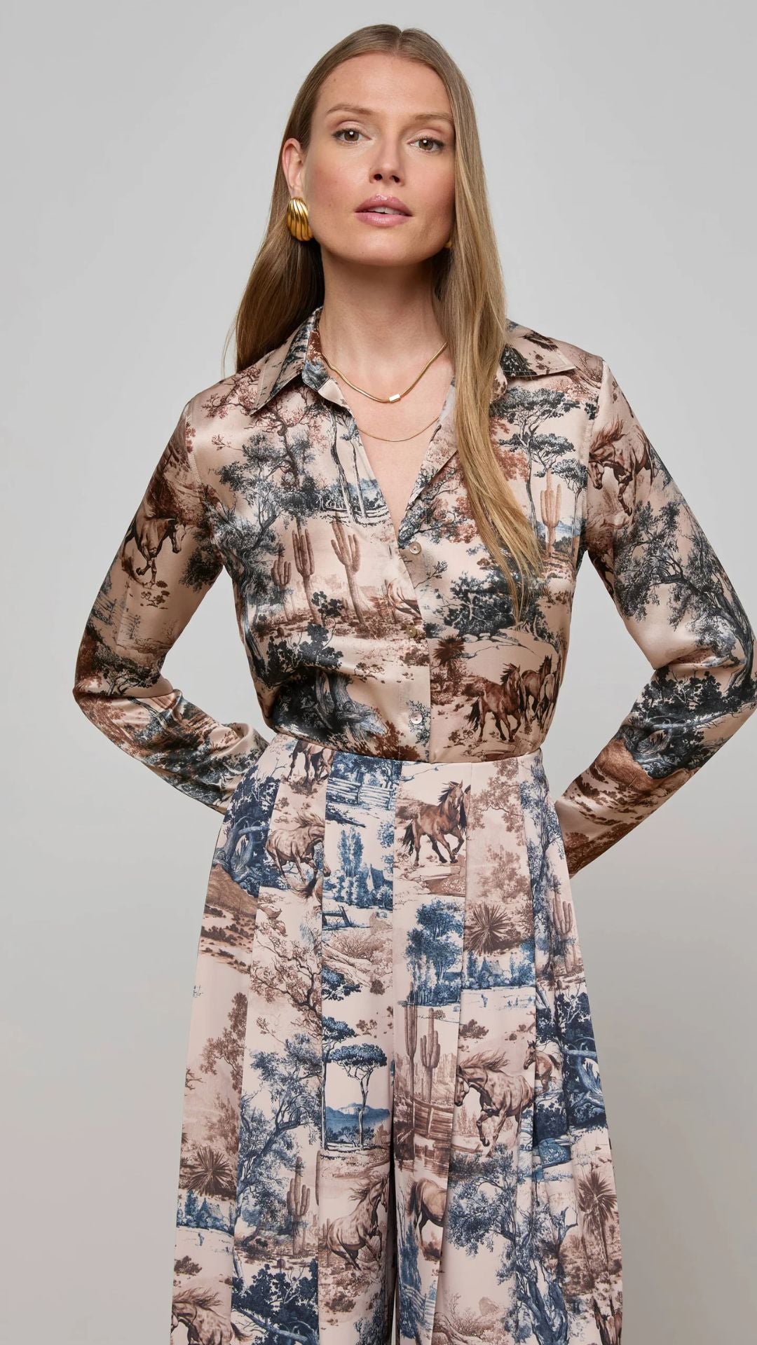 Tyler Long Sleeve Blouse Western
