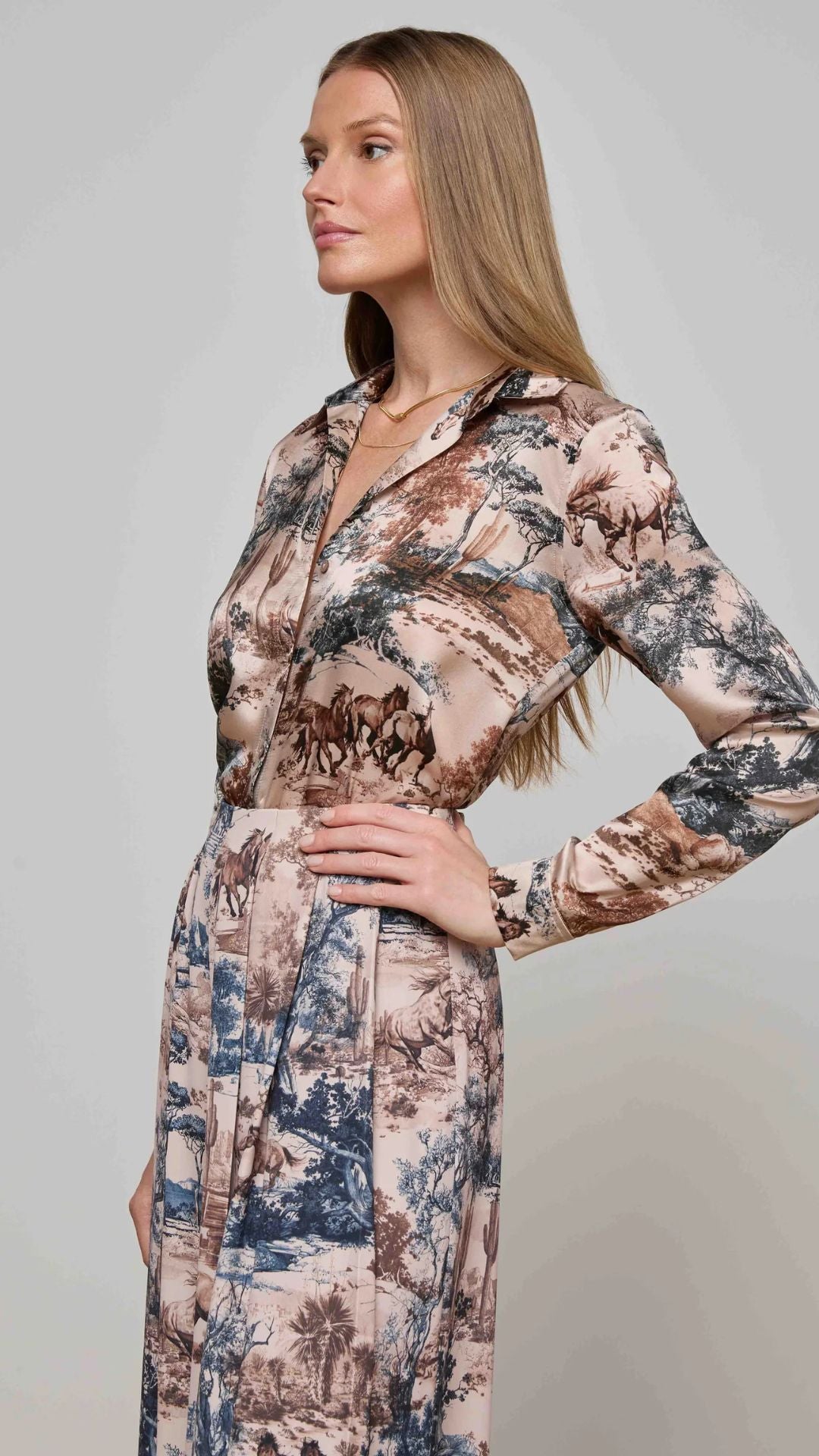 Tyler Long Sleeve Blouse Western