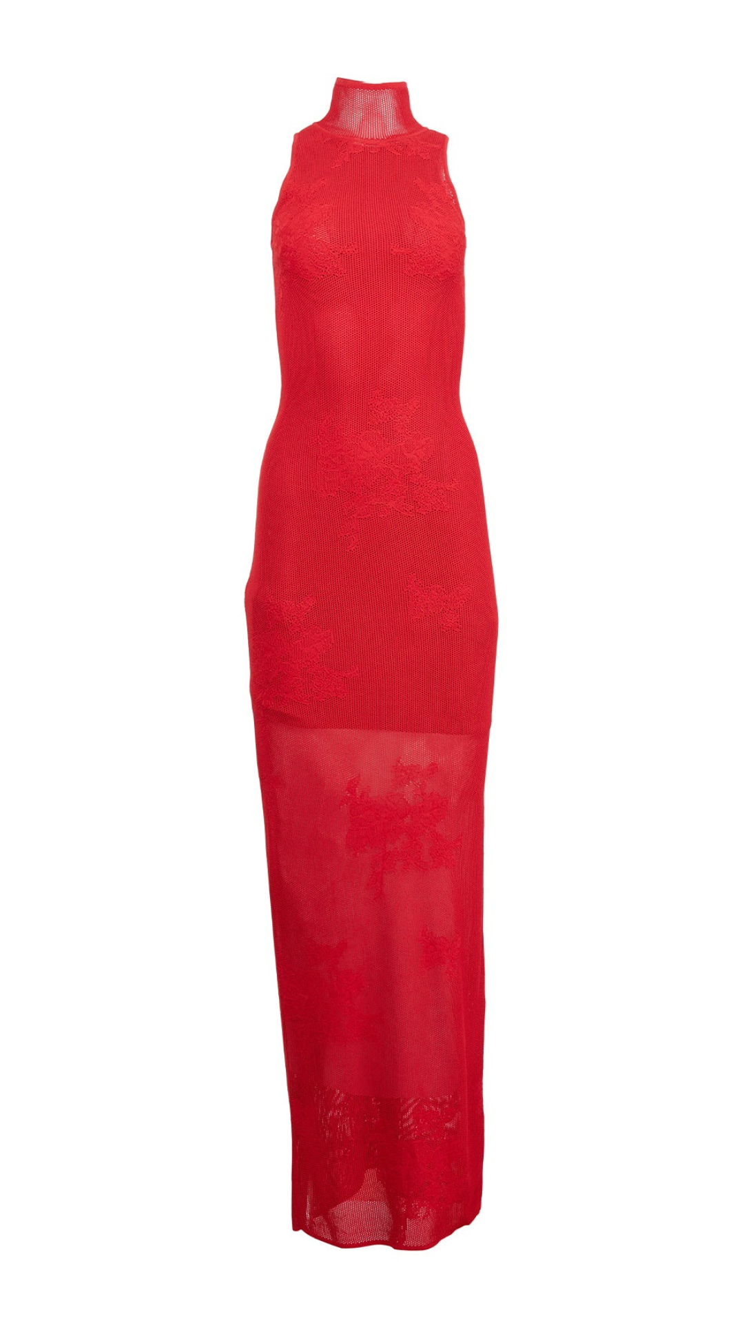 Lace Pointelle Red Dress C - Fleur Du Mal