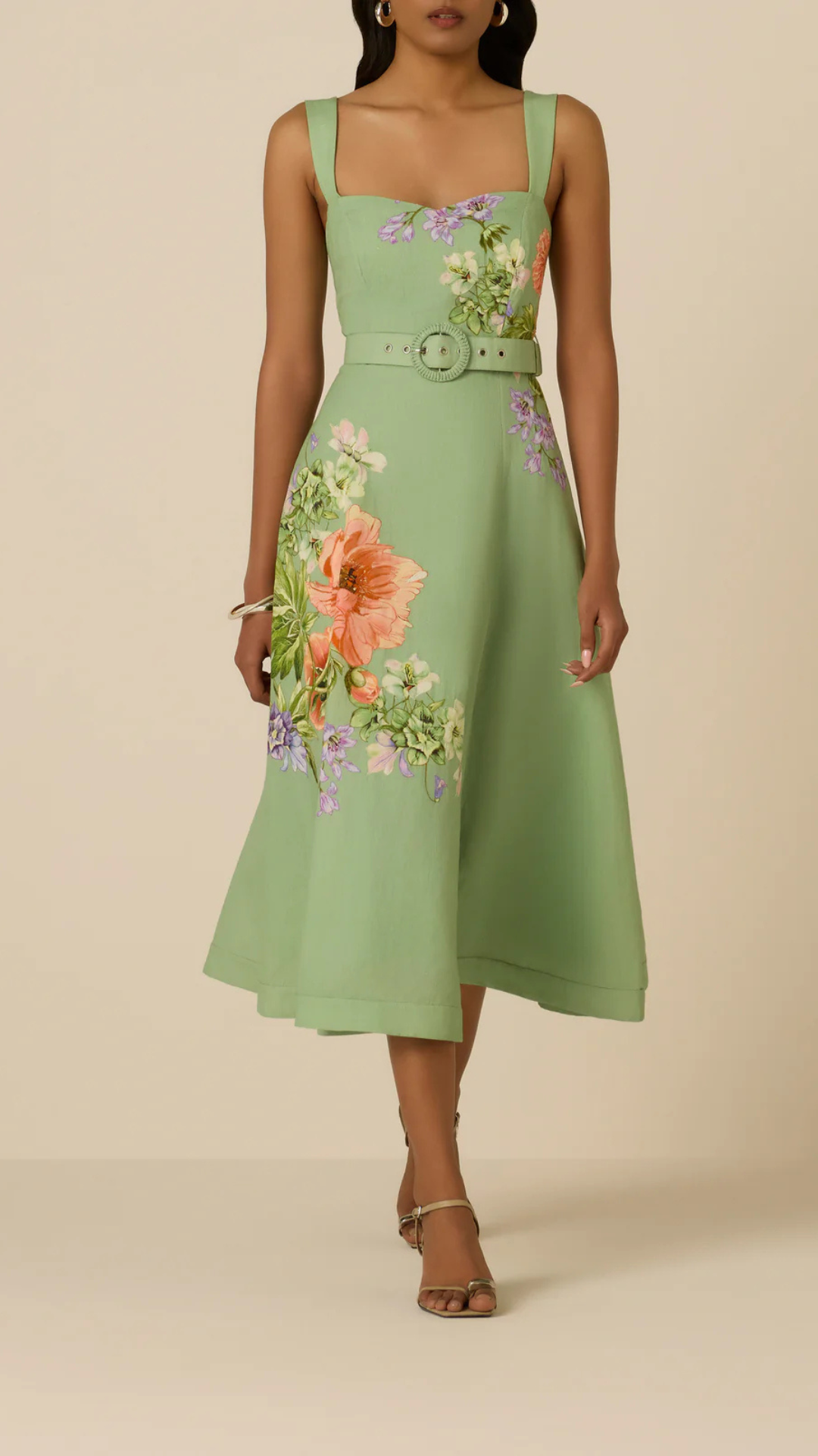 Cove  Buckle Midi Dress