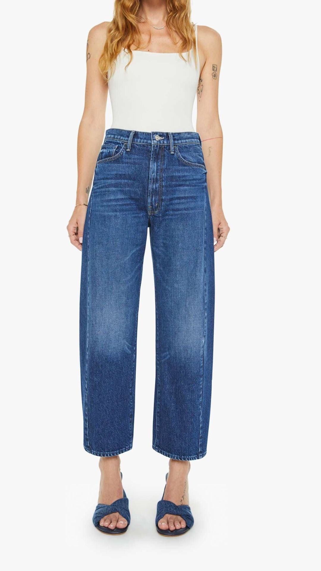 Half Pipe Ankle Dark - Mother Denim