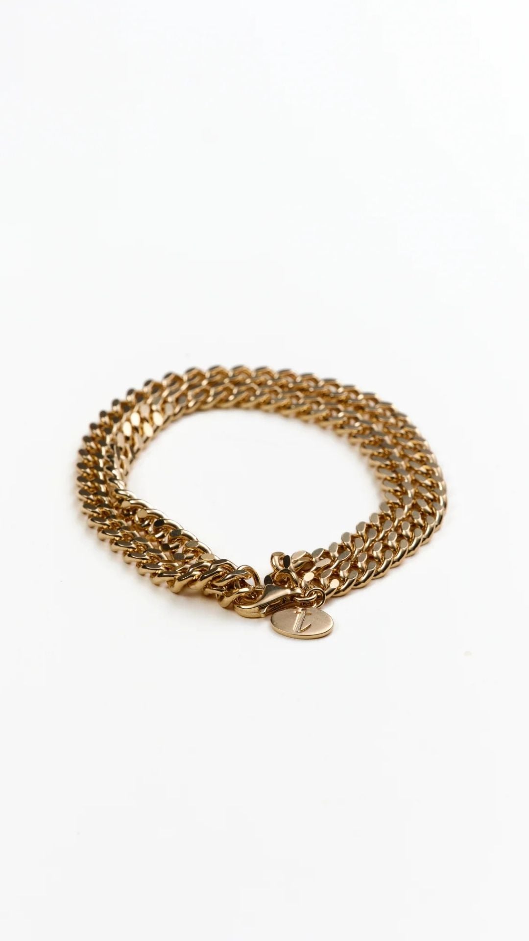 Olive Double Chain Bracelet