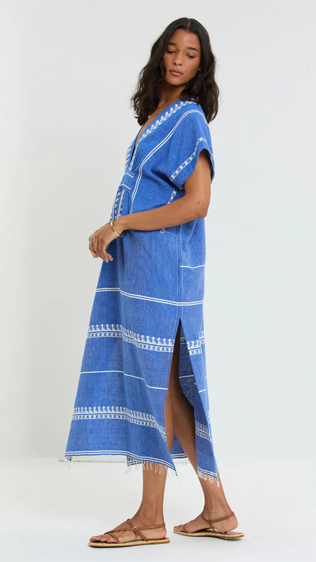 Gasira V Neck Caftan