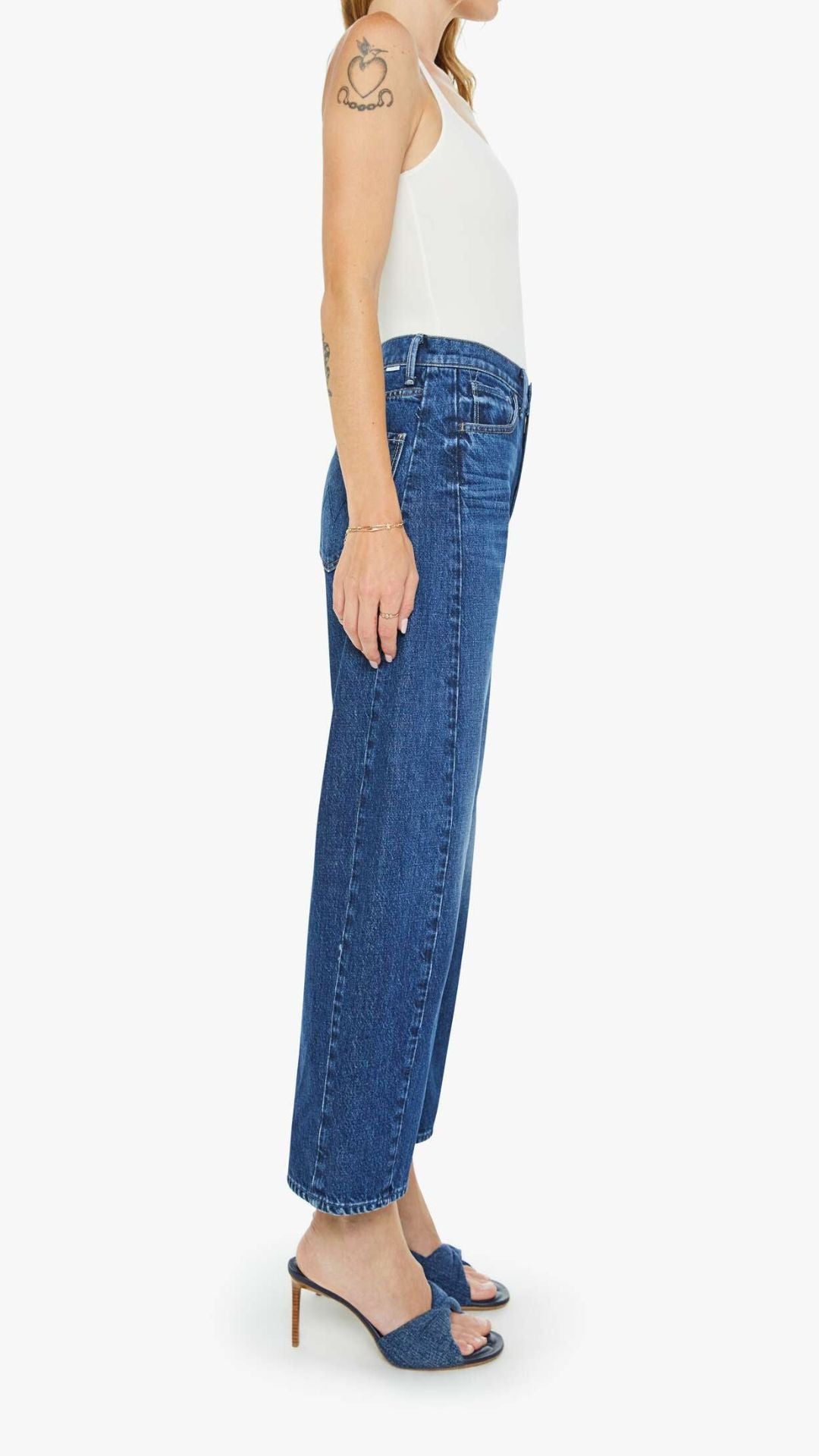 Half Pipe Ankle Dark - Mother Denim