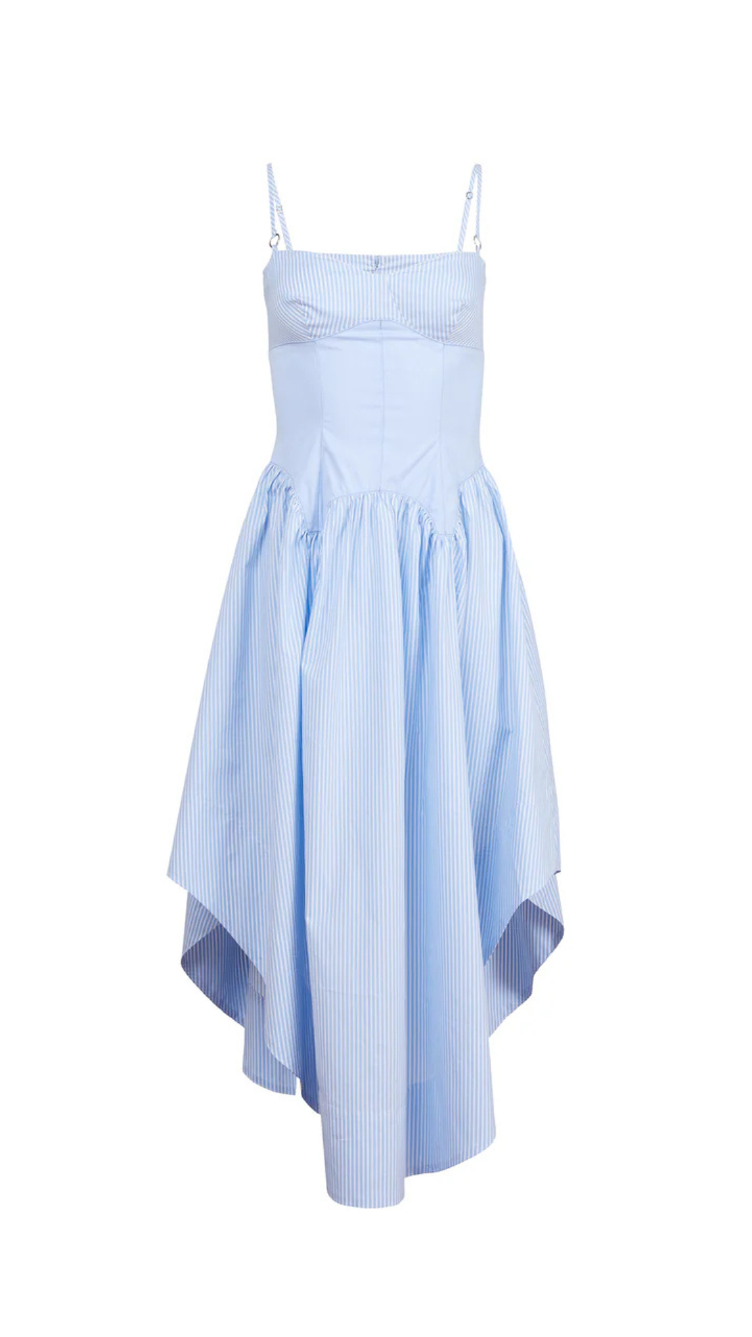 Poplin Cupped Midi Dress - Fleur Du Mal