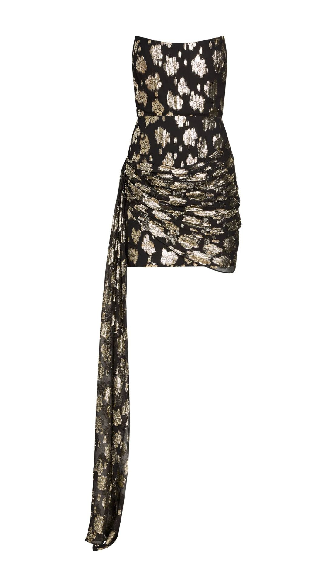 Alaia Dress Black Gold