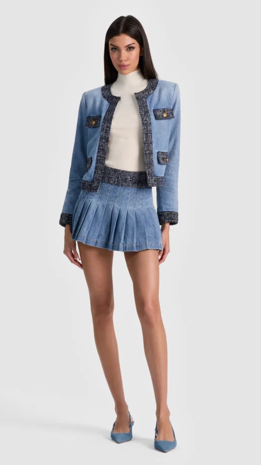 Mera Denim Mini Skirt