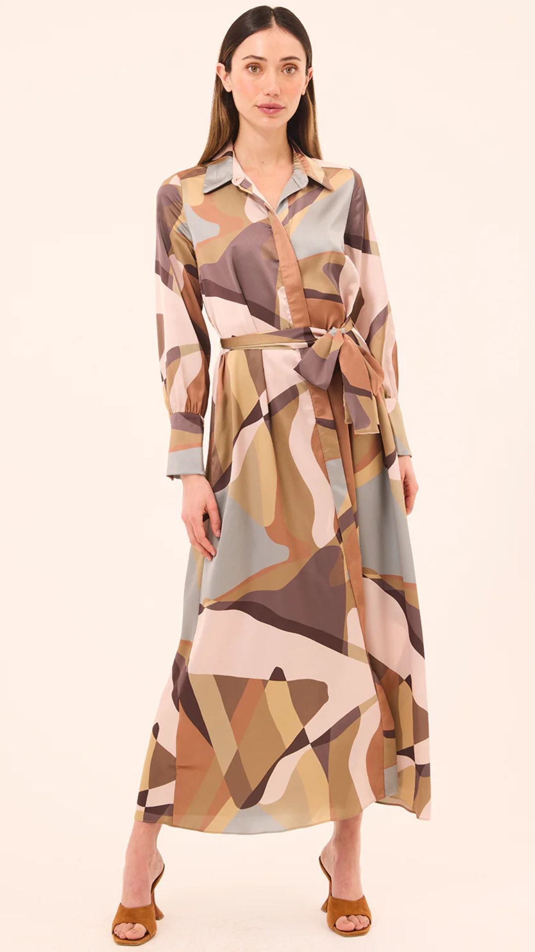 Herminia Dress Abstract - Misa