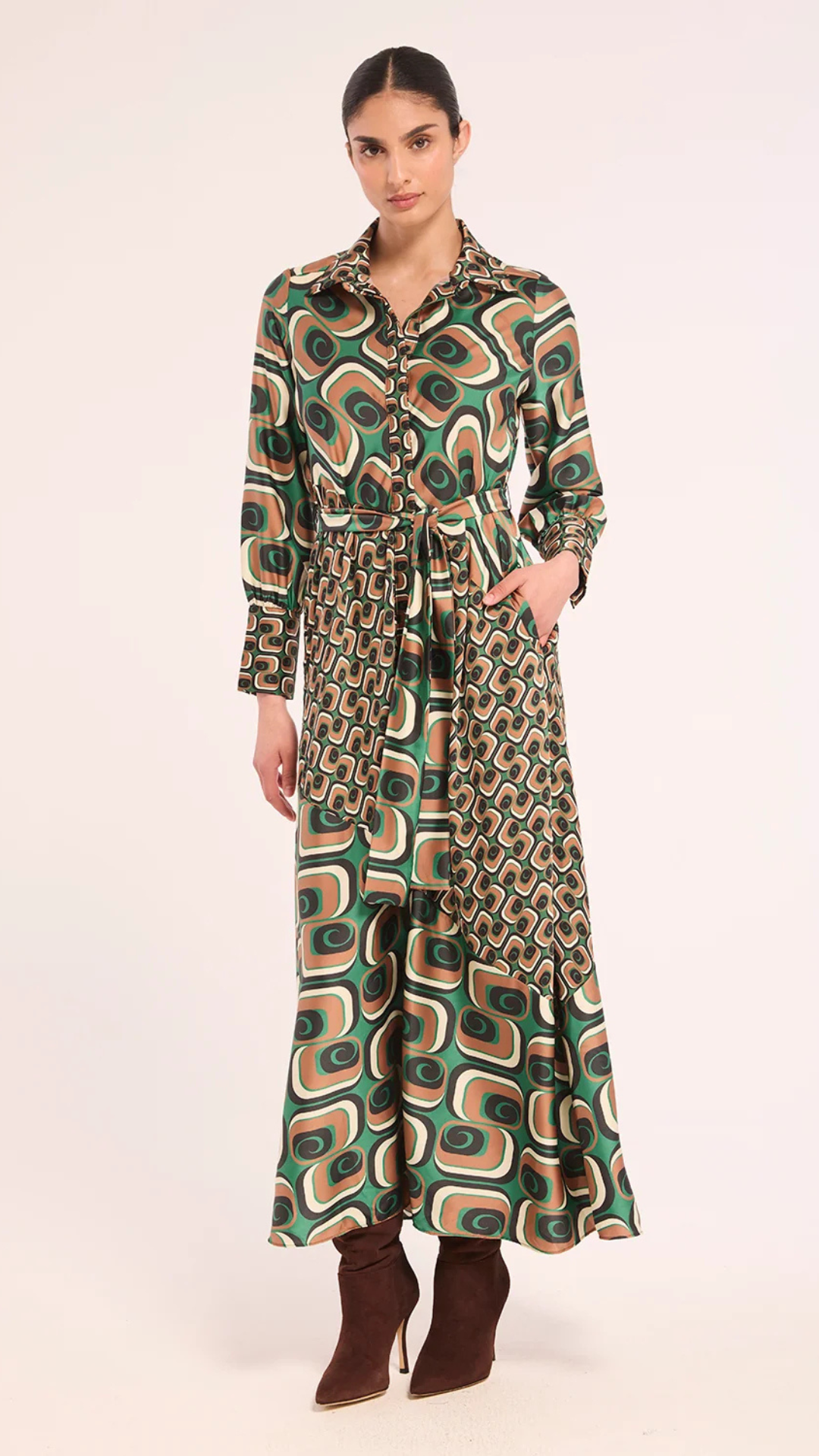 Stevie Dress Emerald