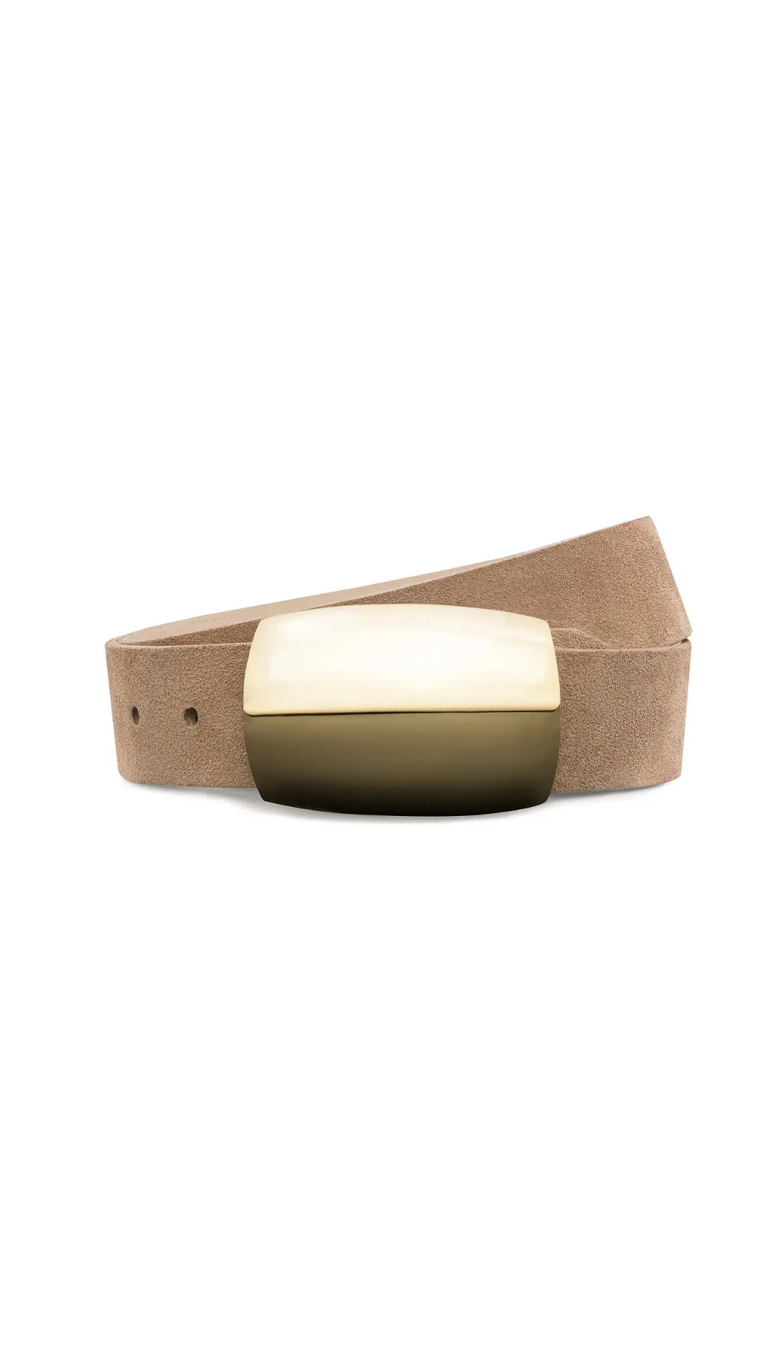 Milou Domed Suede Belt