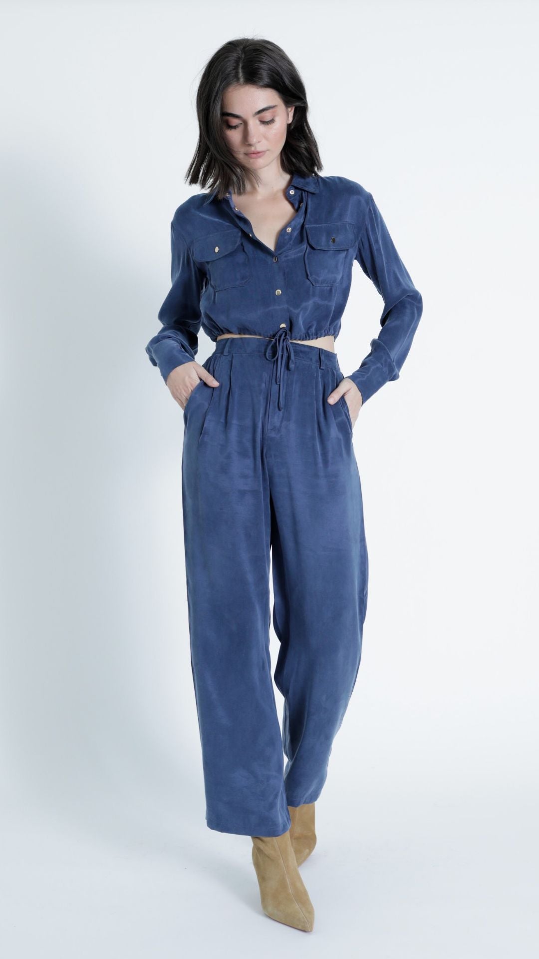 Willow Solid Pants - Karina Grimaldi