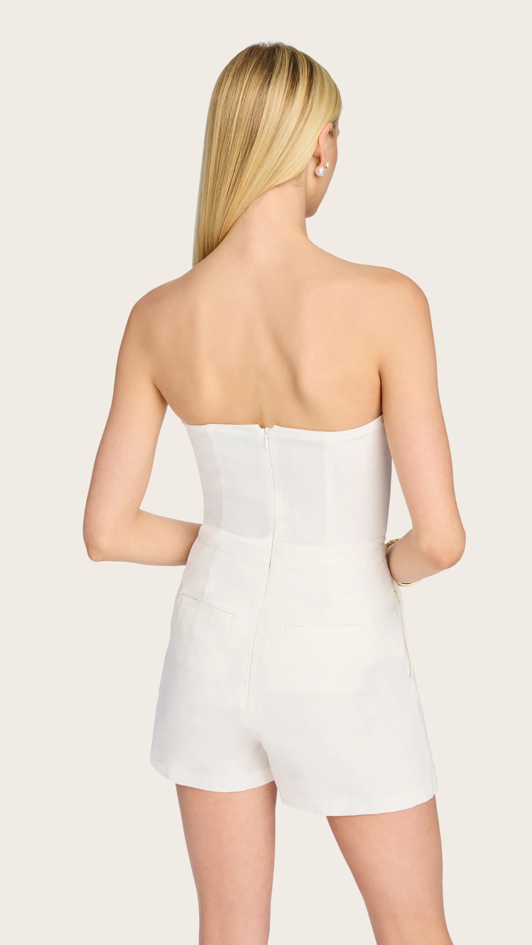 Carine Linen Romper - Generation Love