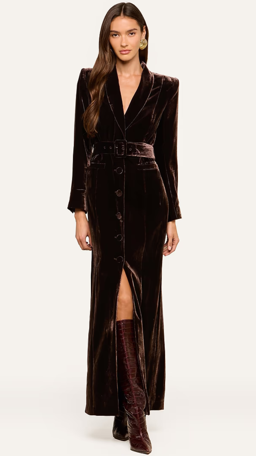 Raini Velvet Maxi Dress