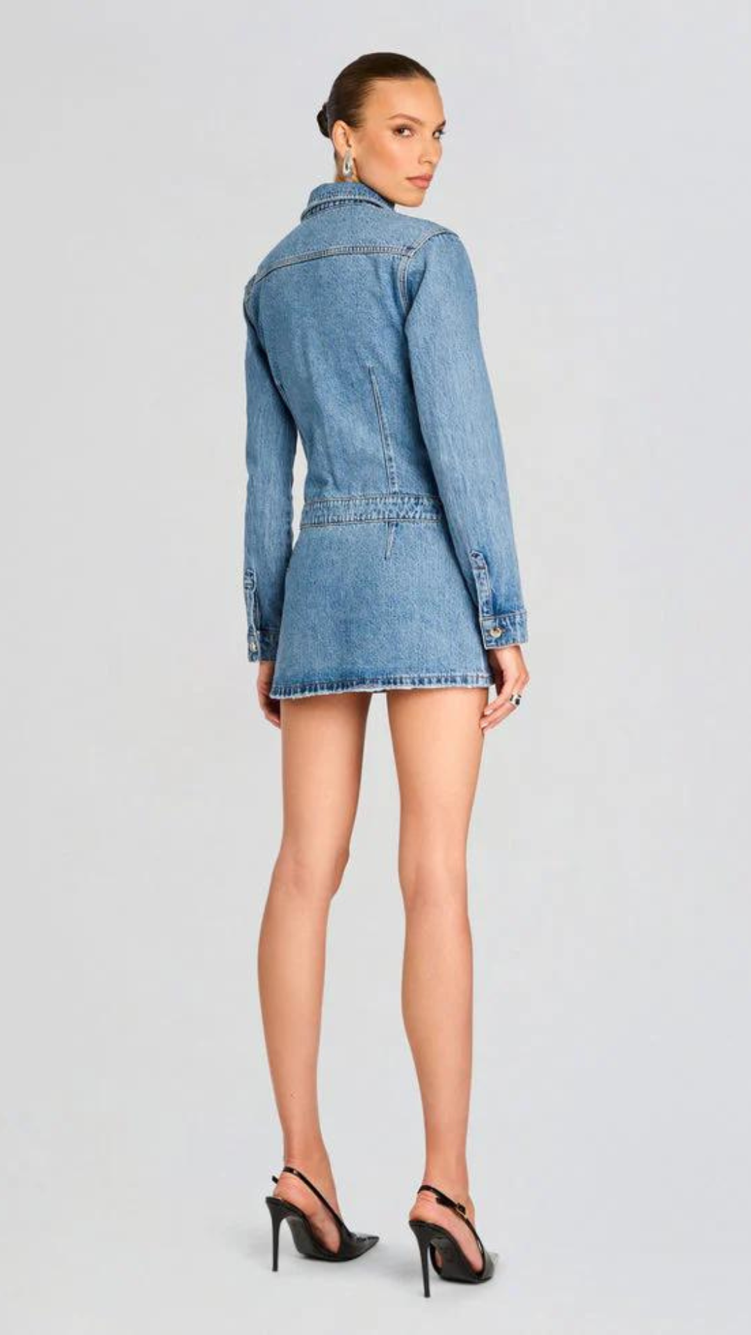 Mini Denim Dress - SER.O.YA