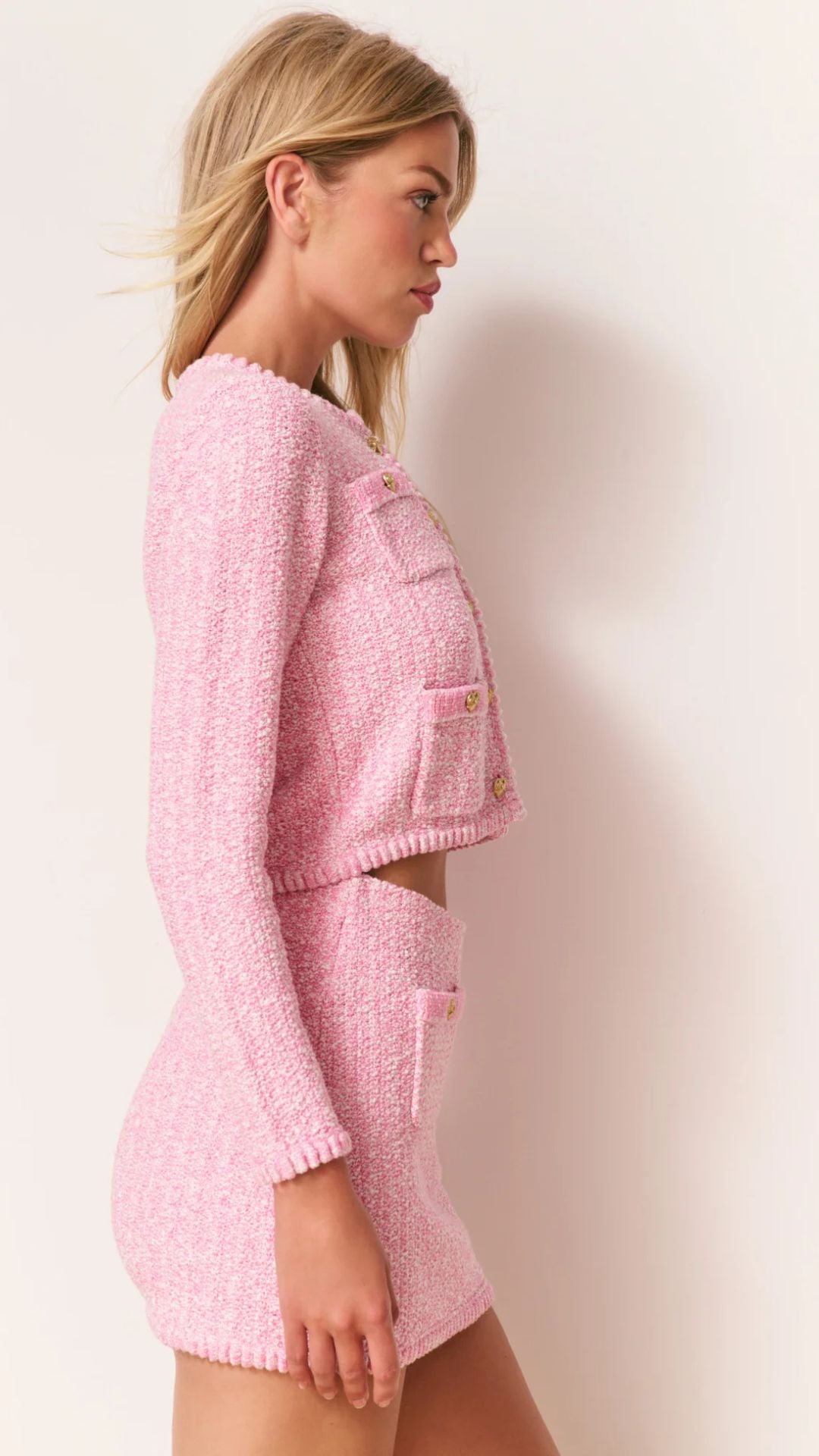 Delcie Cotton Knit Cardigan
