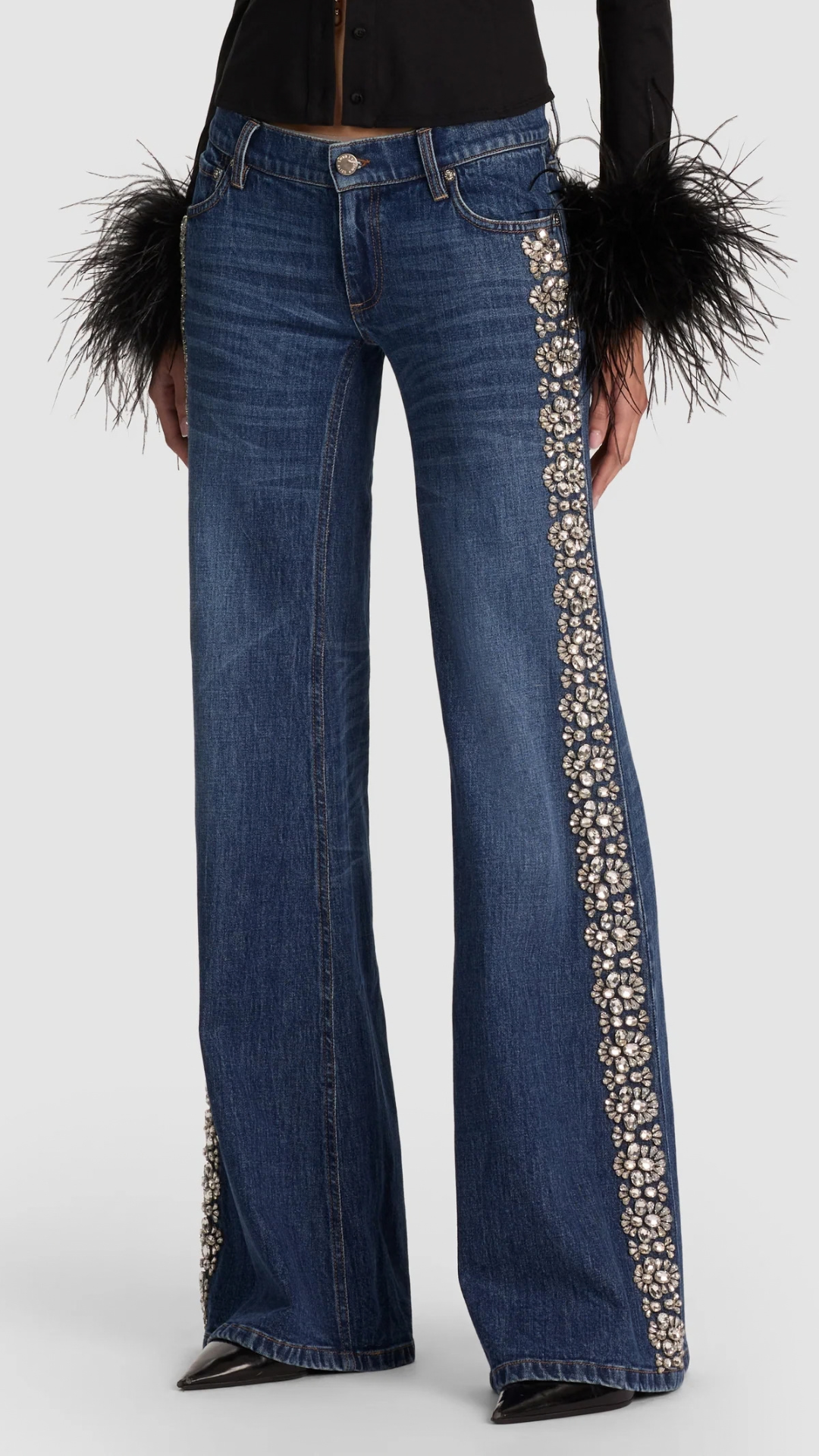 Emryn Ultra Low Rise Relaxed Flare Jean