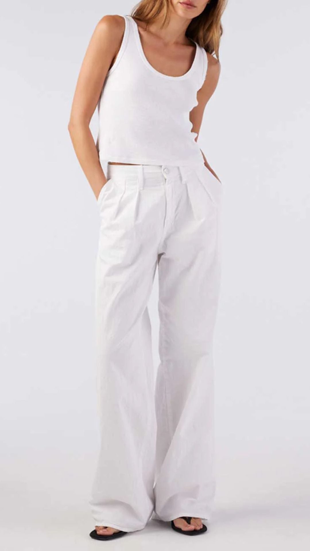 Sheryl Trouser White - Amo Denim
