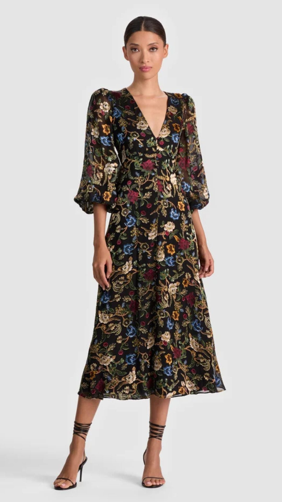Mona Midi Dress - Alice and Olivia