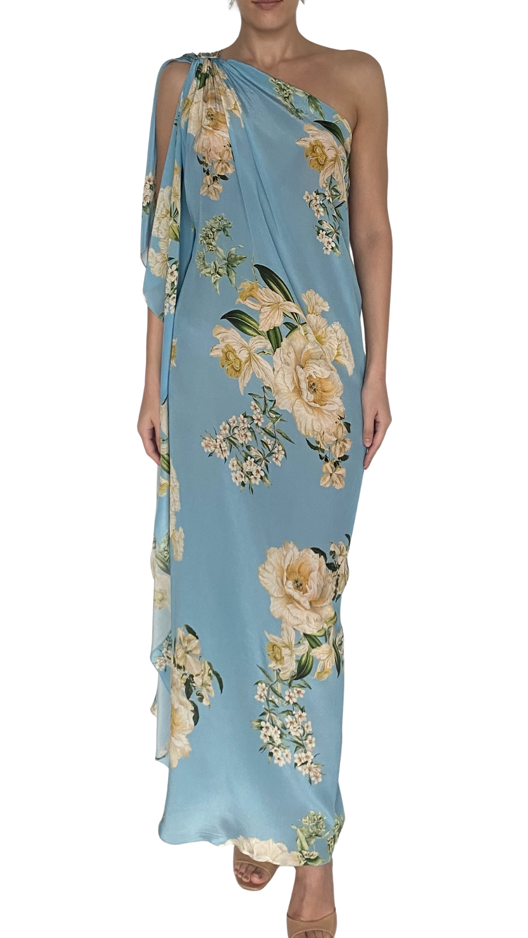 Ajia One Shoulder Kaftan