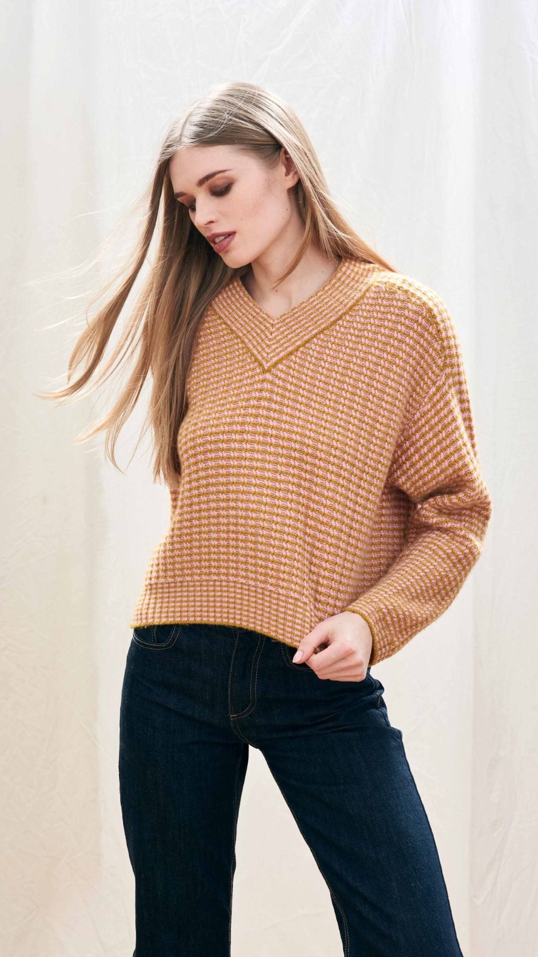 Crop Rick Rack Vee - Jumper 1234
