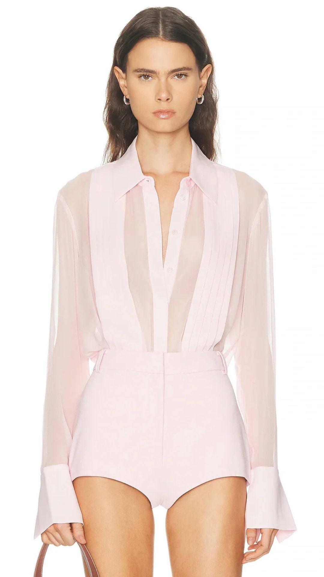 Meghan Panelled Silk Blouse