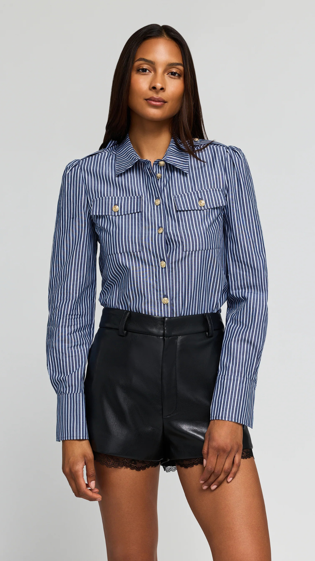 Allure Stripe Poplin Shirt