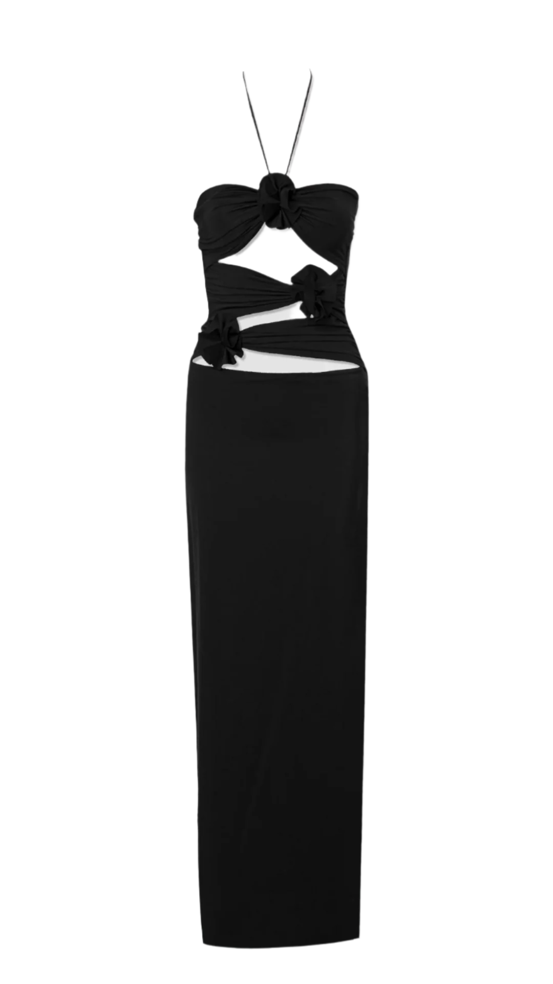 veranera cut out halter maxi dress MAYGEL CORONEL Veranera Cutout Halter Maxi Dress
