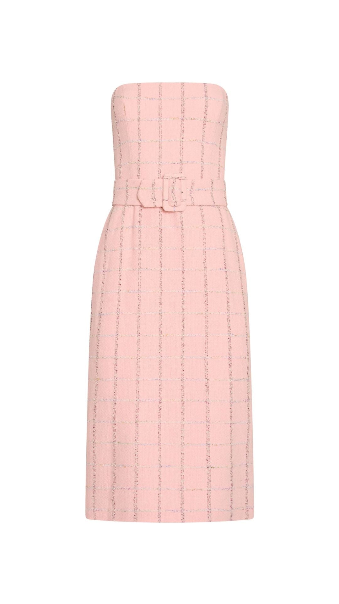 Fae Midi Dress Tweed