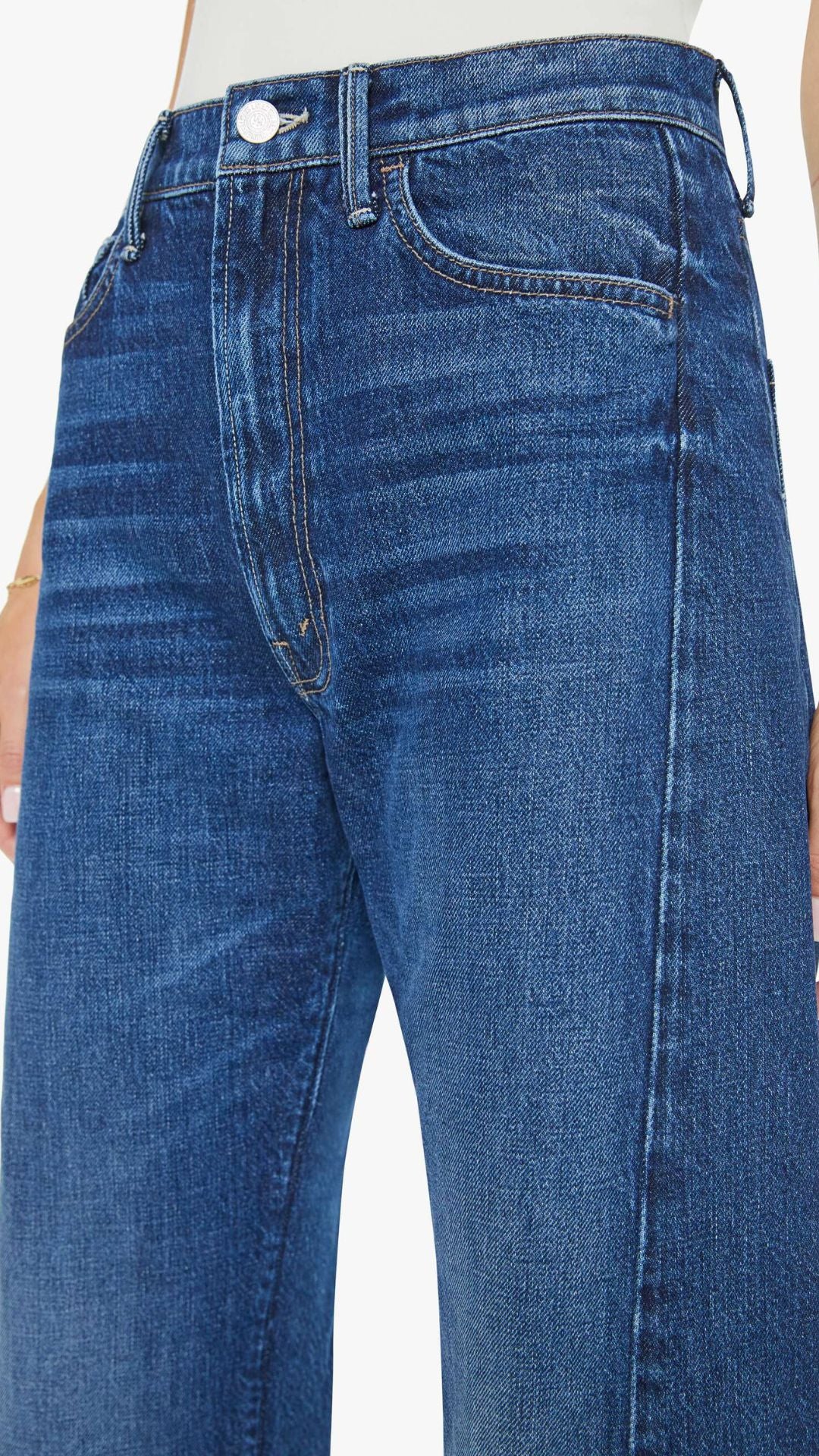 Half Pipe Ankle Dark - Mother Denim