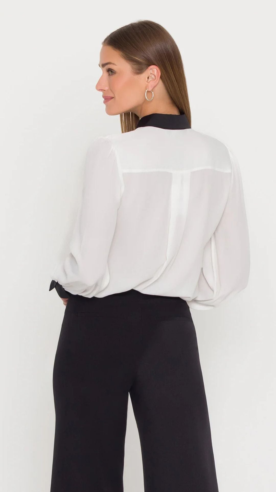 Denise Georgette Combo Blouse