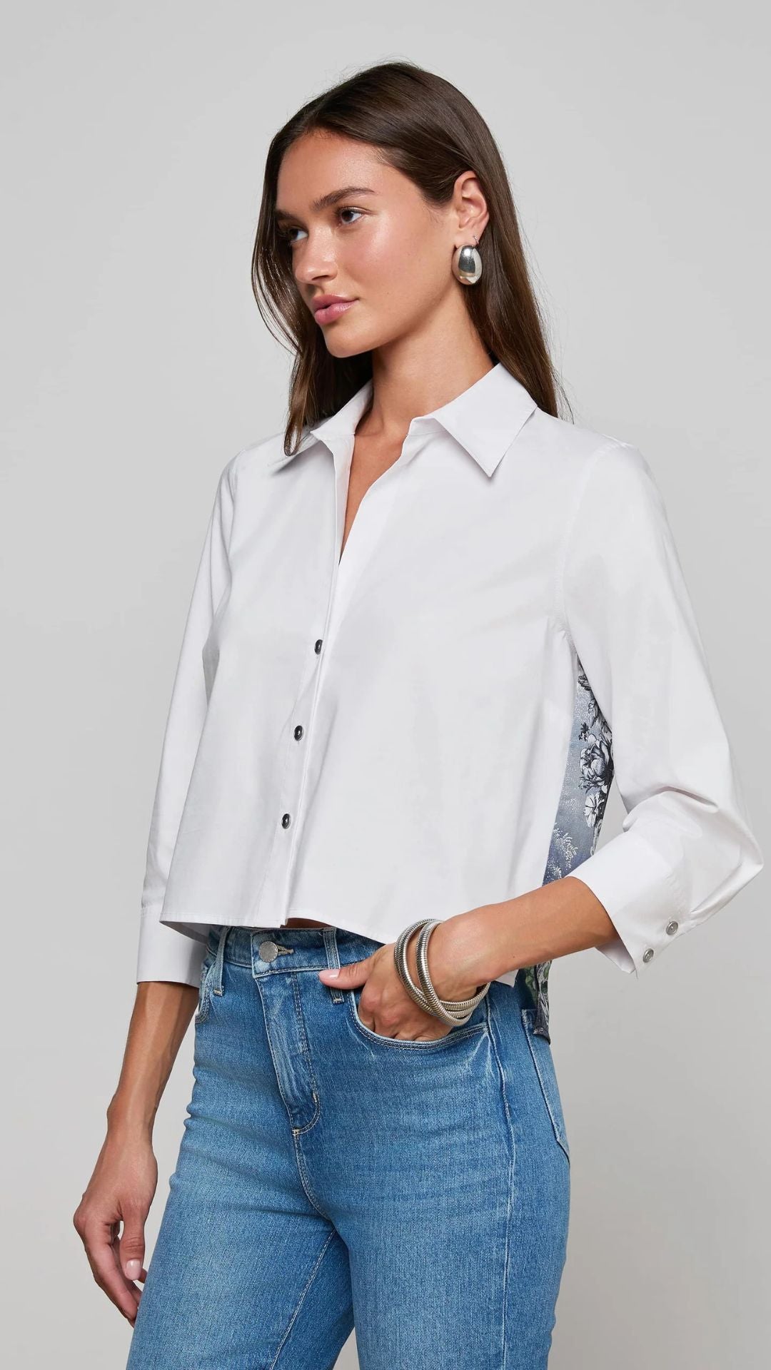 Fawn Panther Print Shirt - L'Agence