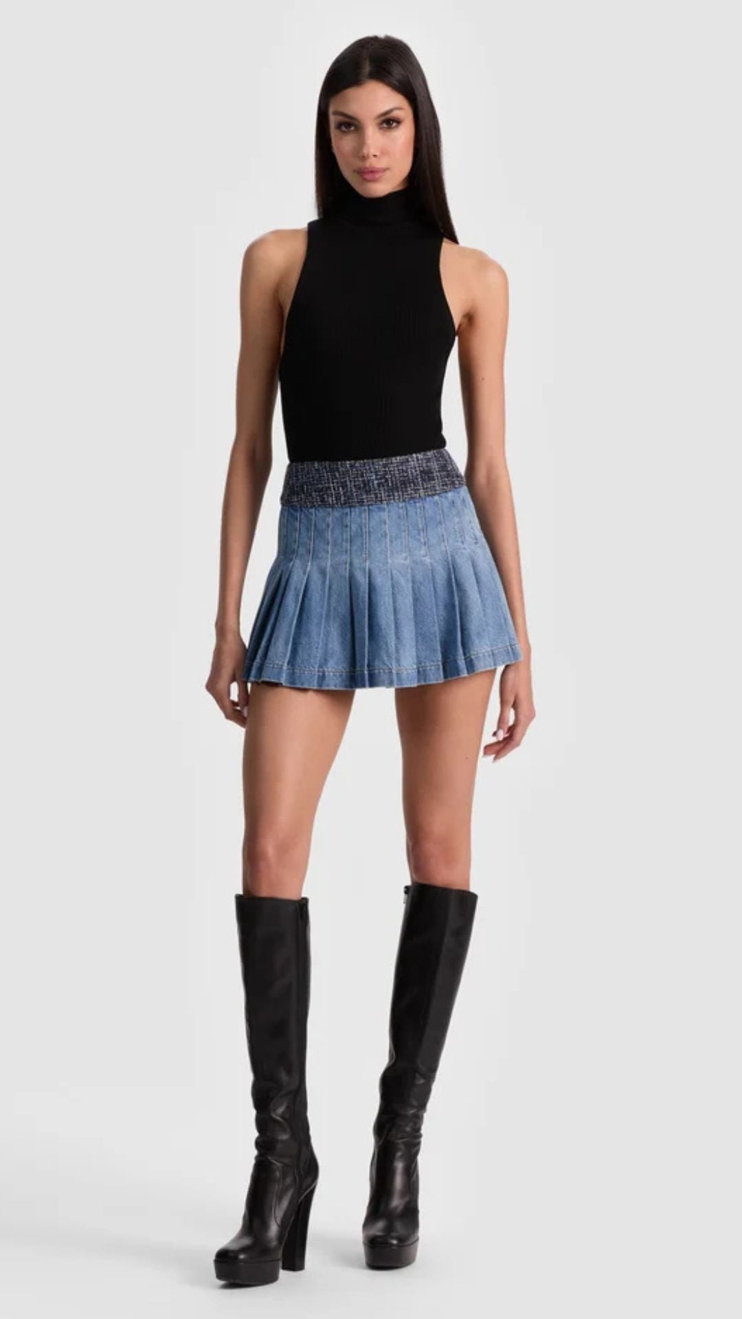 Mera Denim Mini Skirt