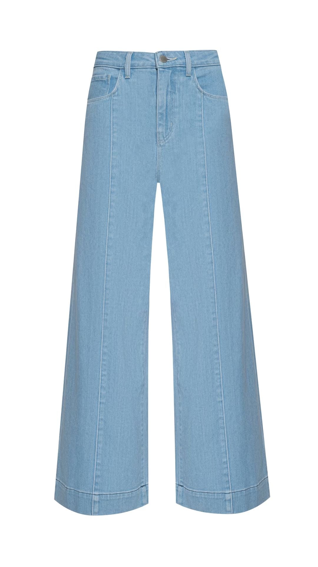 Houston Cropped Wide-Leg Jean - L'Agence