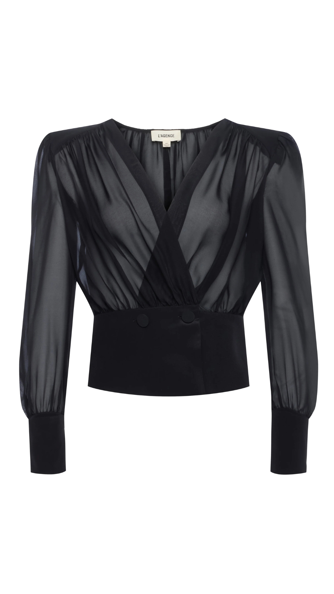 Yan Front Wrap Blouse - L'Agence