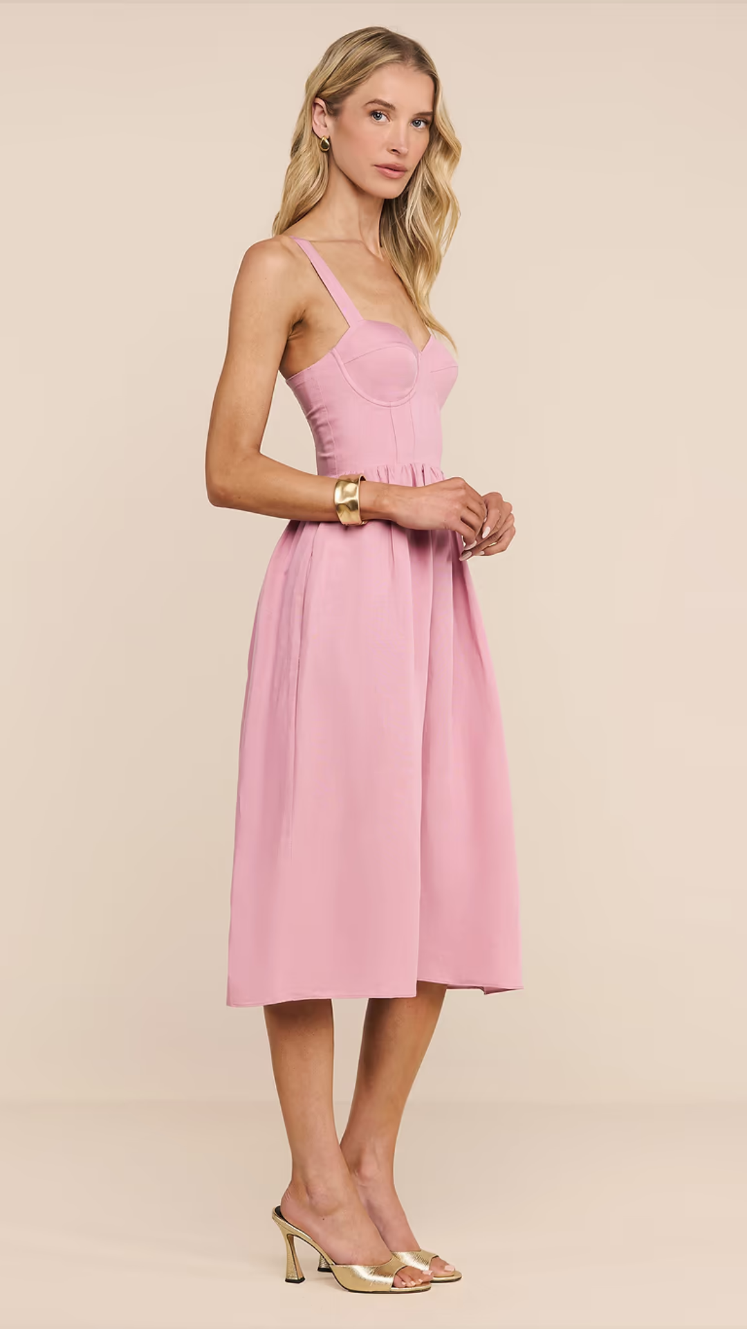 Tiani Bustier Dress Lilas