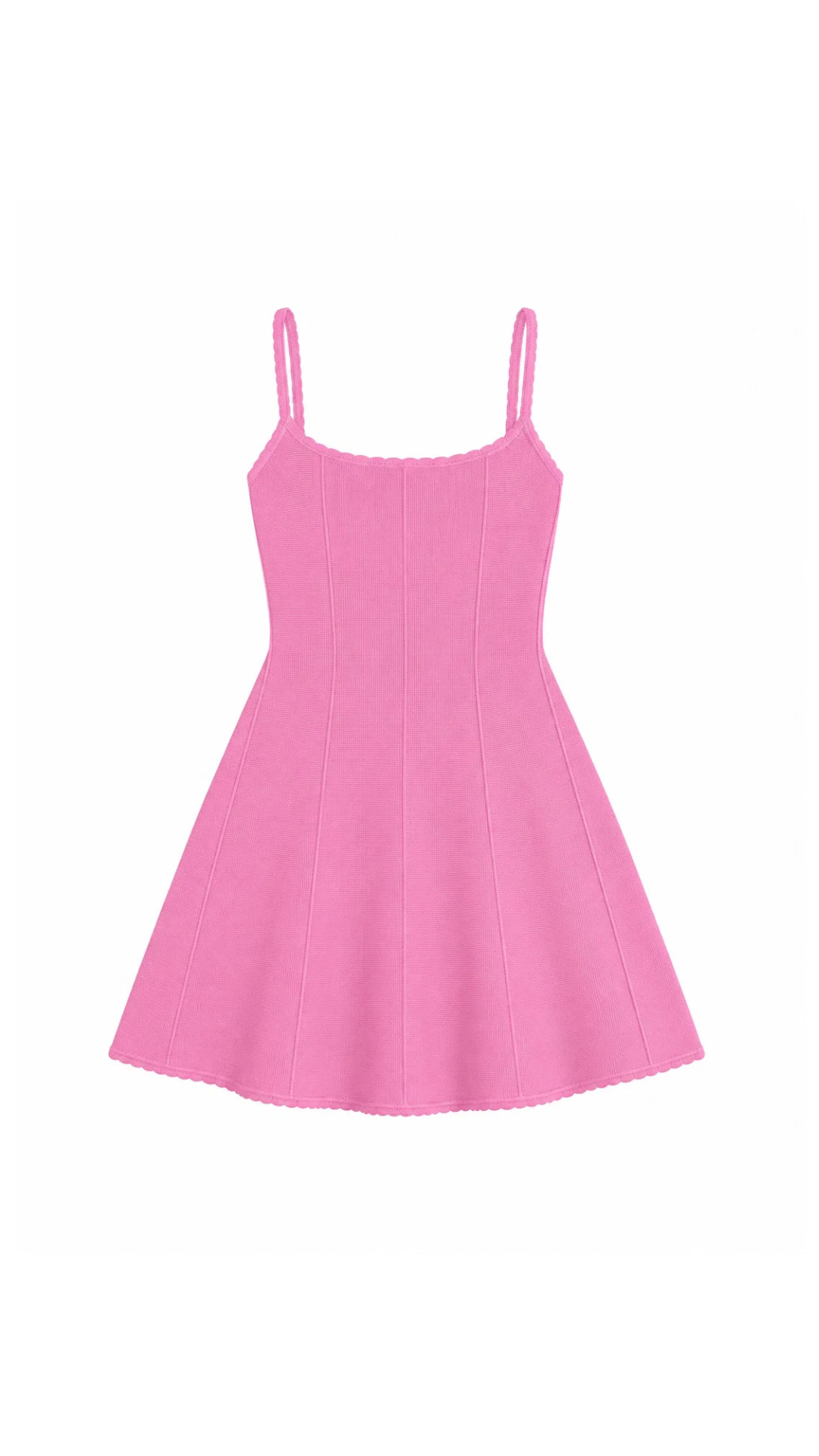 Flared Corset Dress Pink