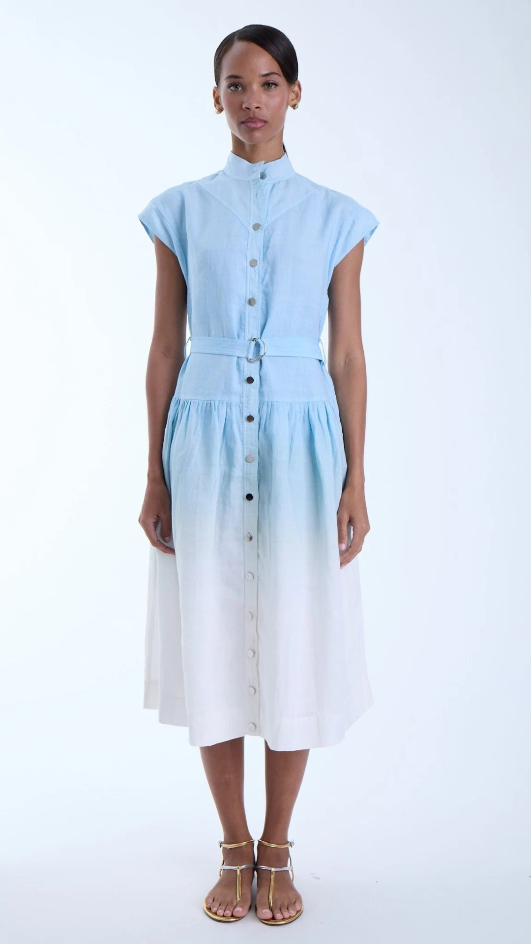 Zelle Ombre Midi Dress