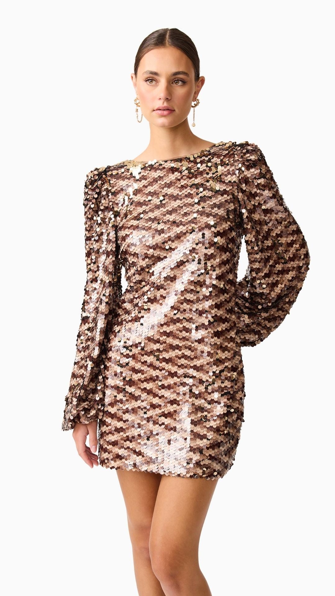 Noemi Long Sleeve Mini Dress - Elliatt