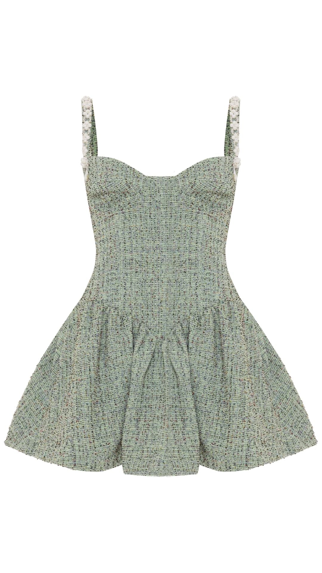 Crystal Tweed Mini Dress - Patbo
