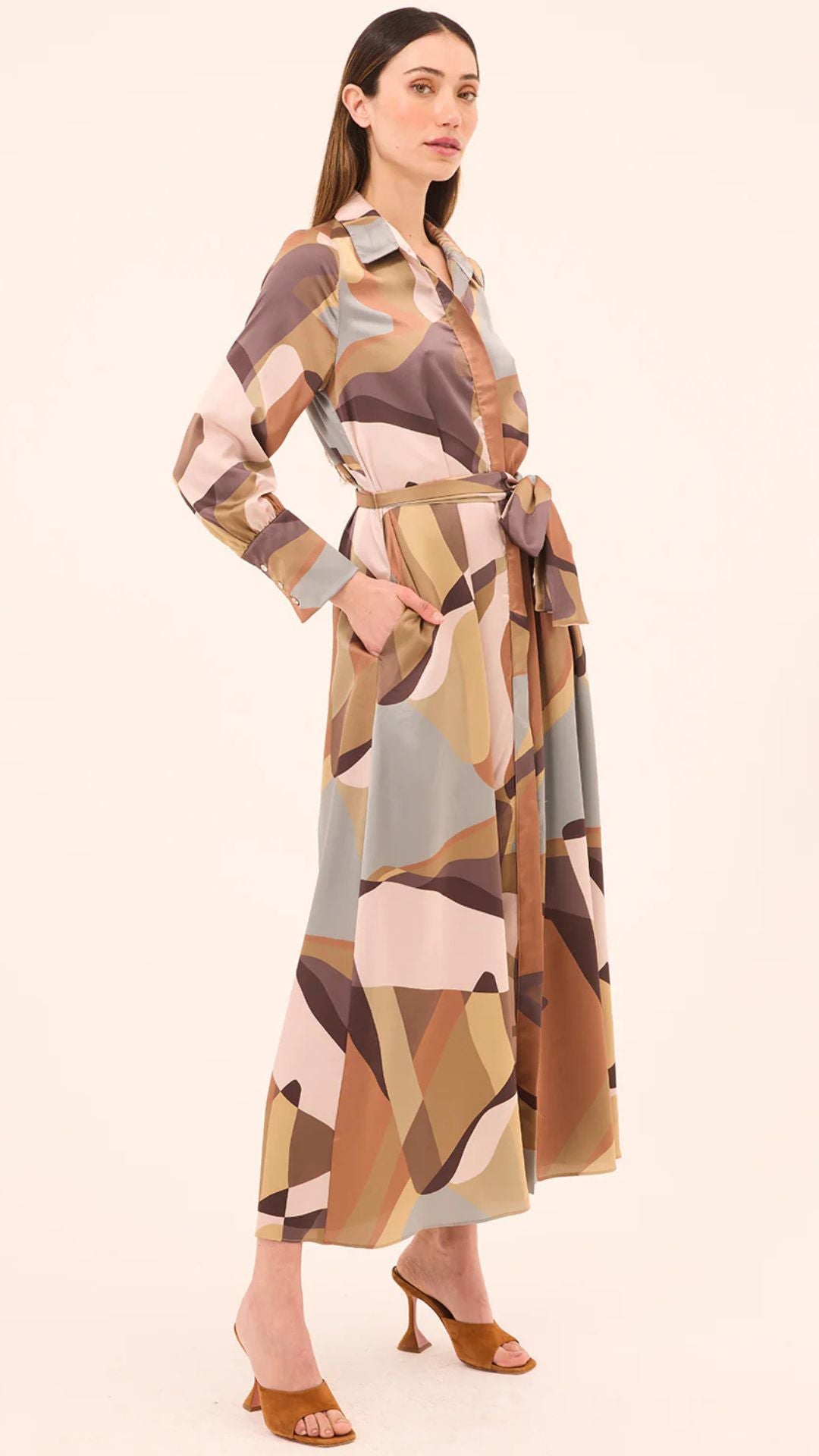 Herminia Dress Abstract - Misa