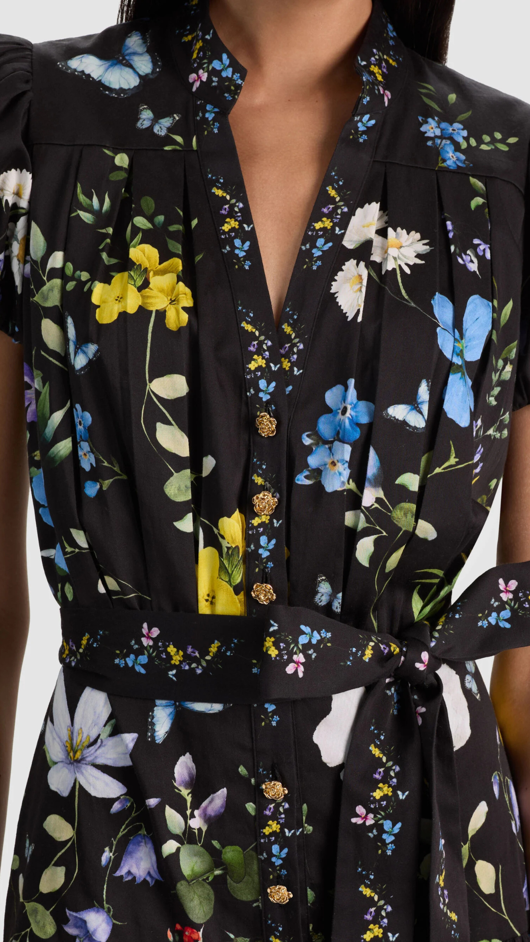 Cora Mini Shirt Dress Vines