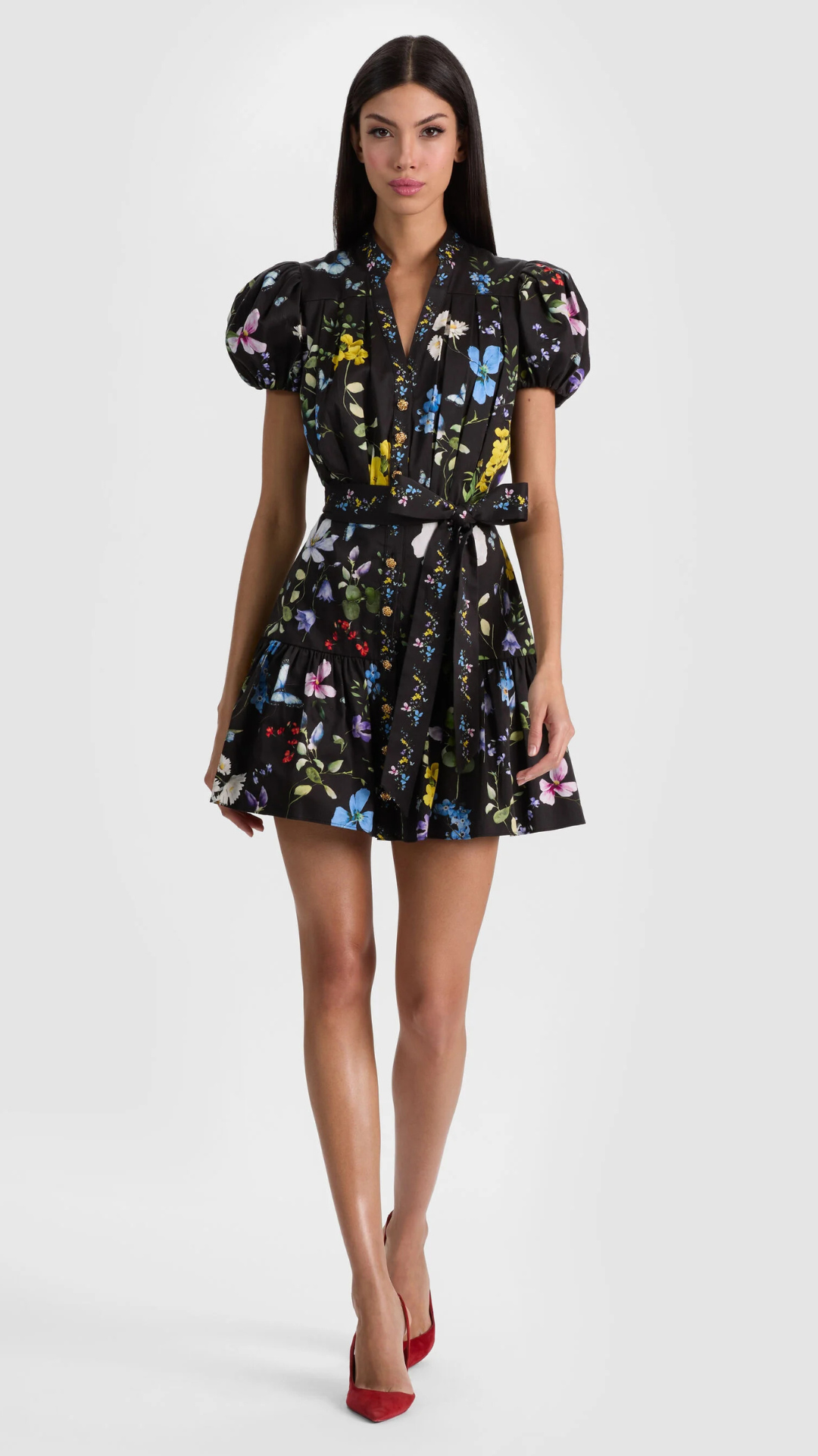 Cora Mini Shirt Dress Vines