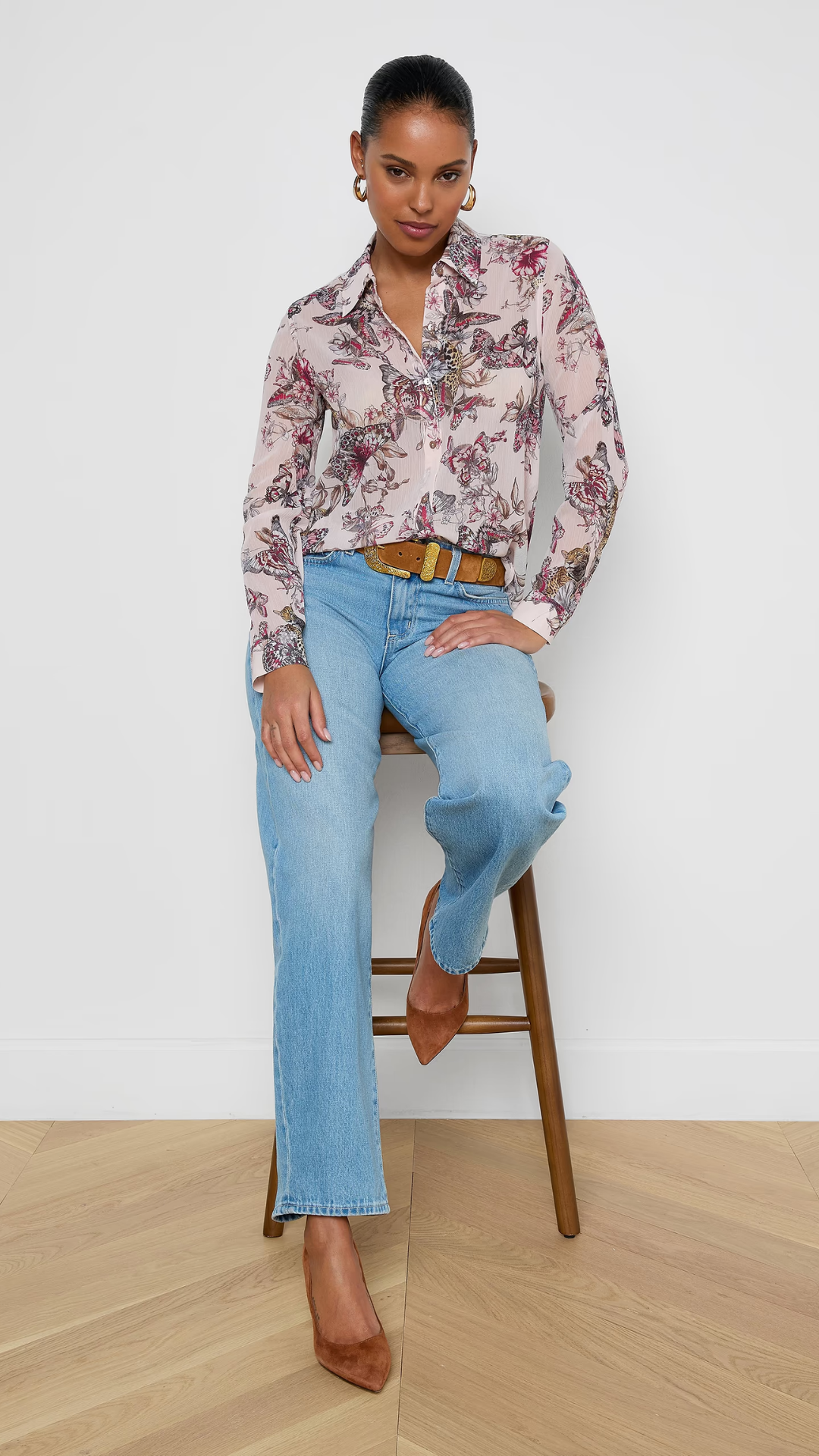 Laurent Blouse Nectar Pink - L'Agence