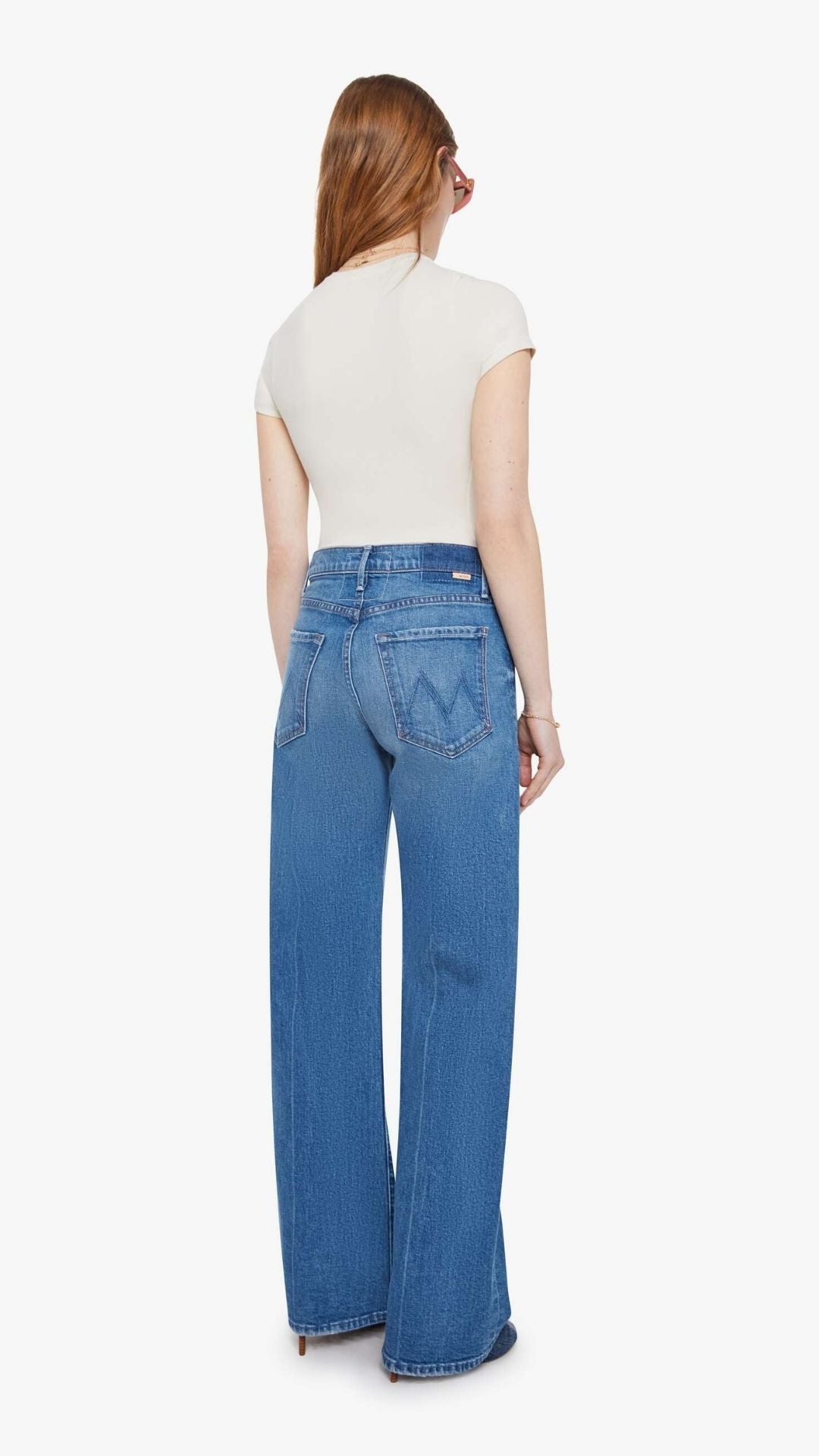 The Mid Rise Lasso Sneak - Mother Denim