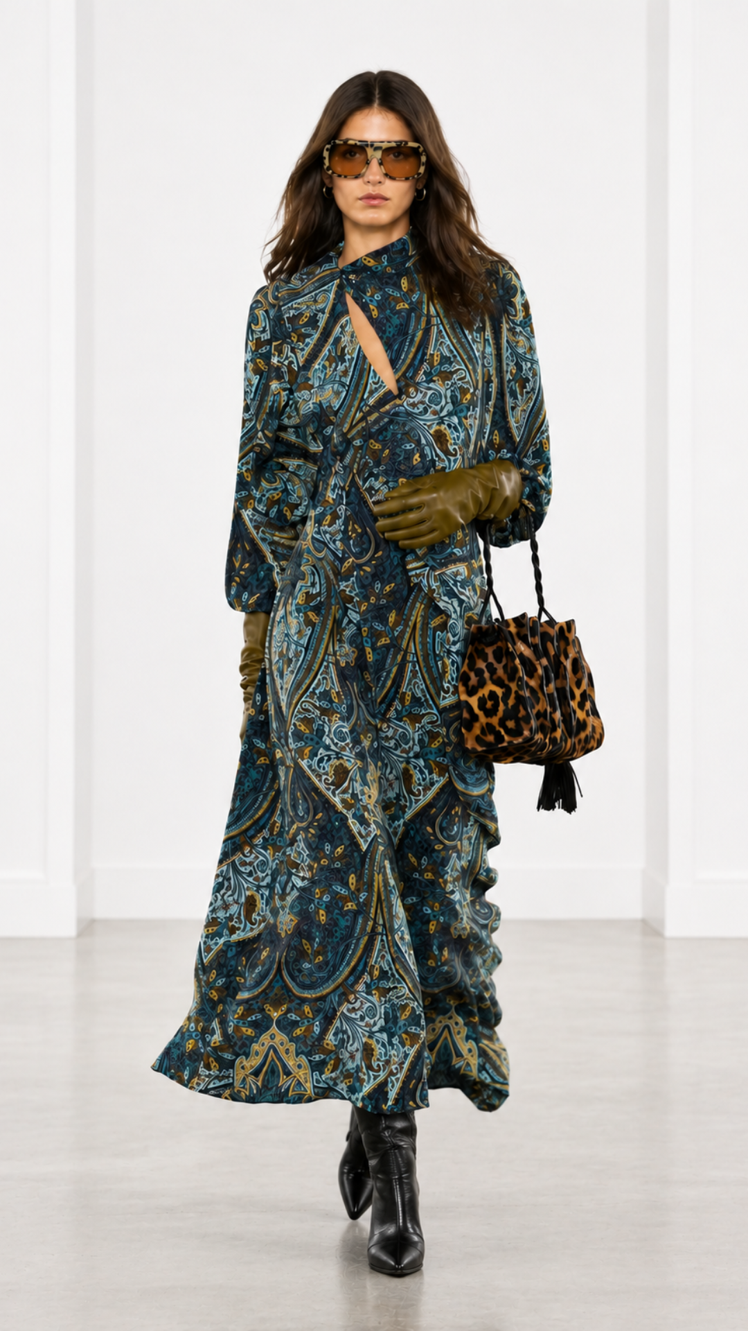 Sabrina Long Sleeve Silk Dress - Ulla Johnson