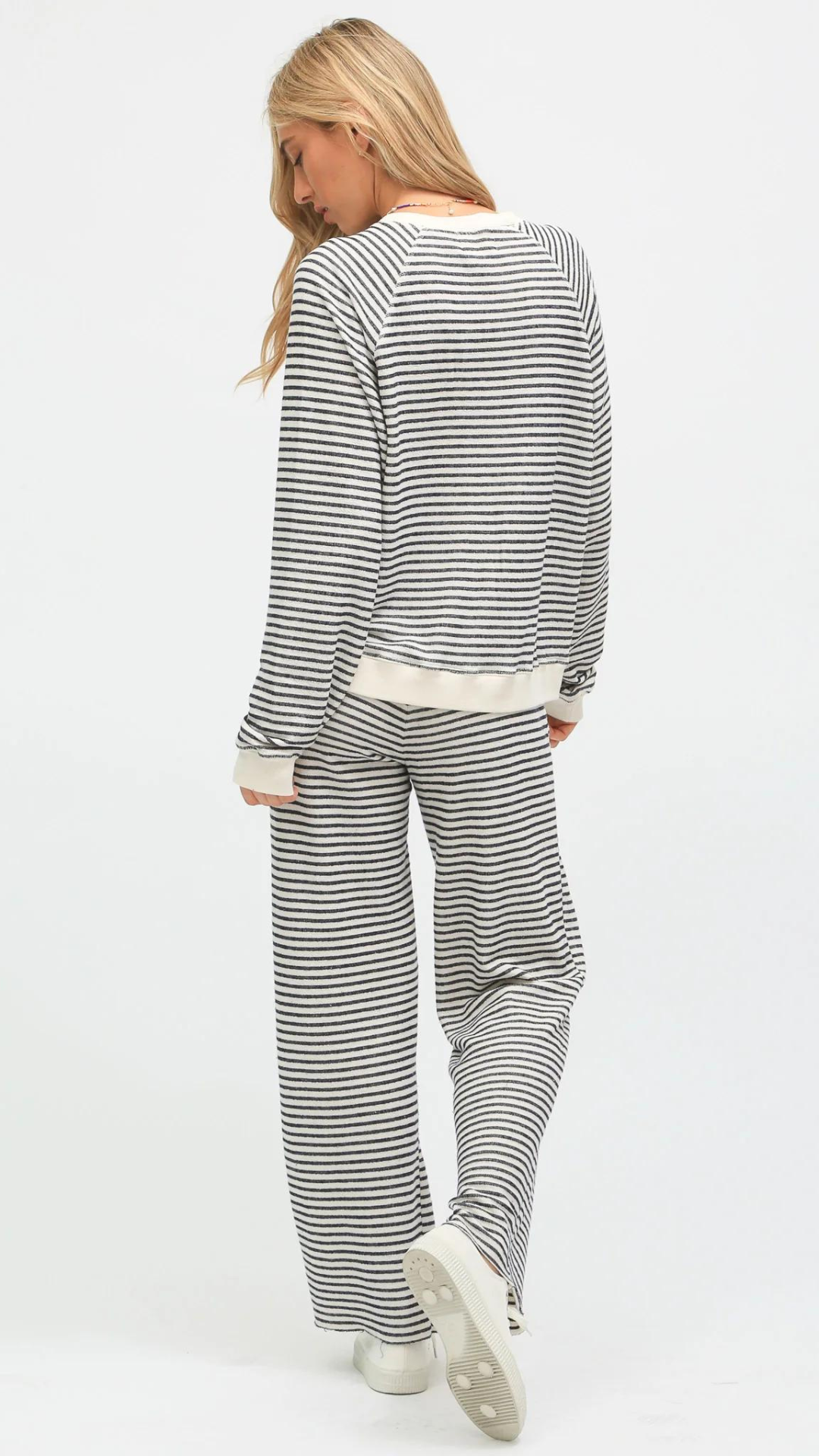 Haven Pant Sailor Striped - Electric and Rose