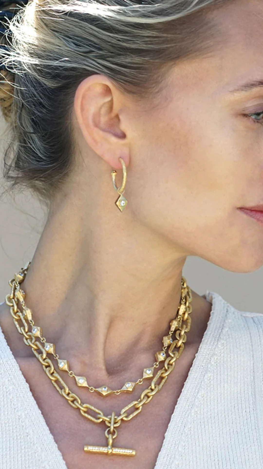 Gold Byron Toggle Necklace