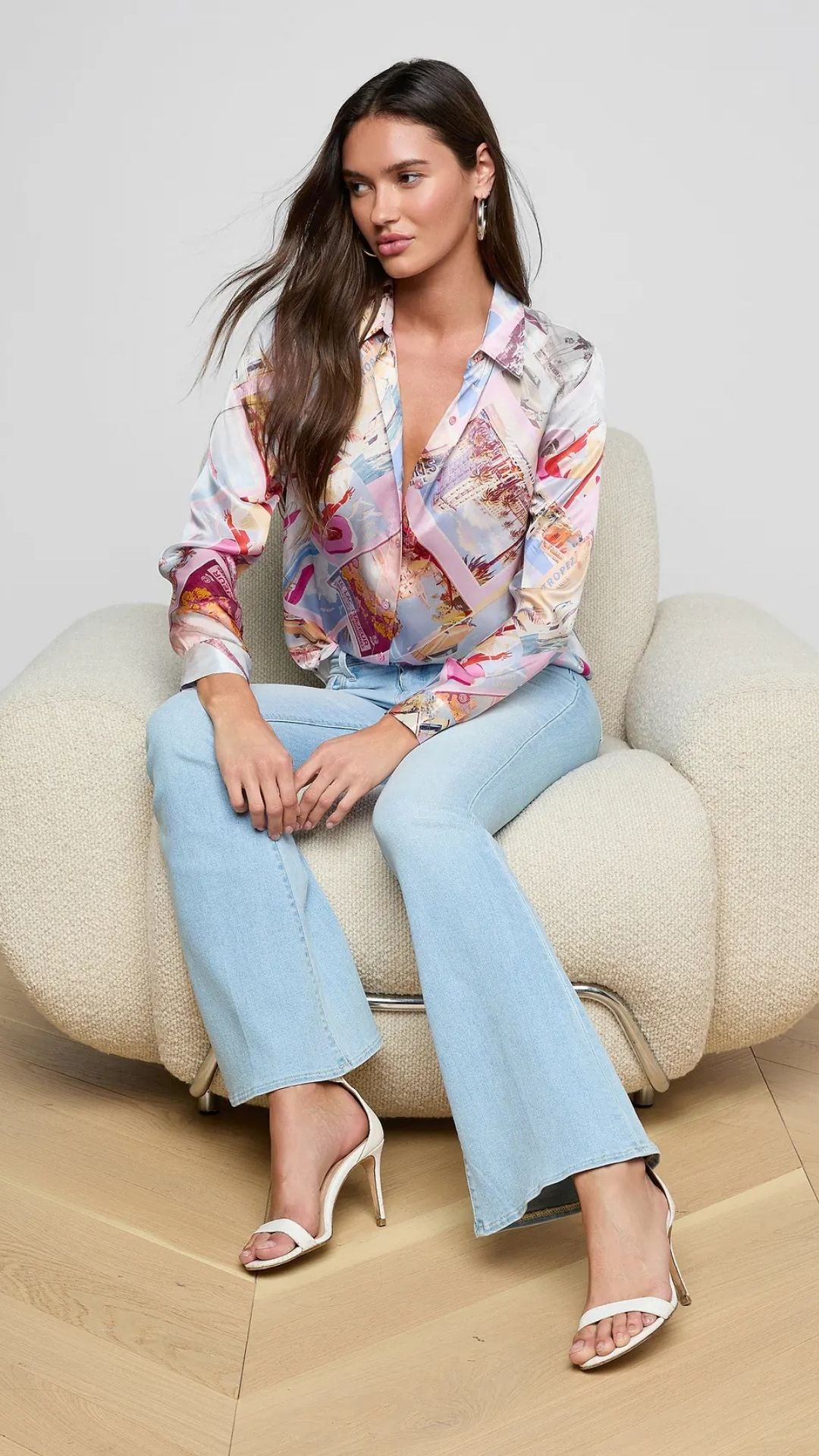 Tyler Silk Blouse Postcard